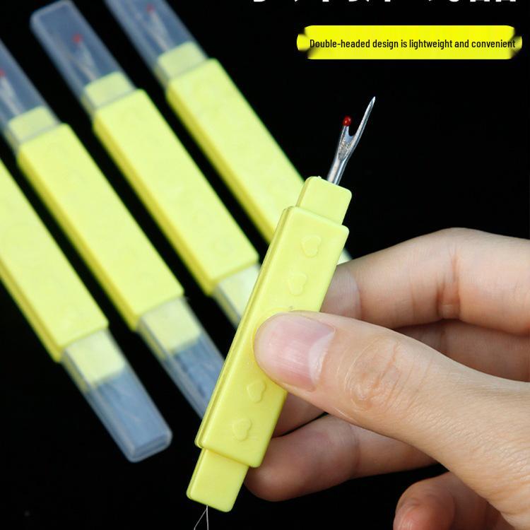 Multifunctional Needle Threader & Seam Ripper for Seniors - Handmade Sewing Tool