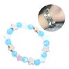 Harajuku Aesthetic Bracelet Elastic Wrist Chain Trendy Star Beaded Bangle Fashionable Hand Jewelry Pieces Birthday Gift