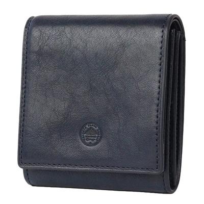 Мужской кошелек-бифолд Dakota Black Label Minimo, натуральная кожа, темно-синий, 0627602-60
