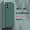 Мягкий силиконовый защитный чехол для телефона Realme V15 - 155 г