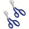 1Pc/2Pcs Duckbill Shears, Duckbill Applique Scissors, for Carpet Pile, Carpet Punch Duckbill Scissors Tufted Carpet Wool Scissors Poke