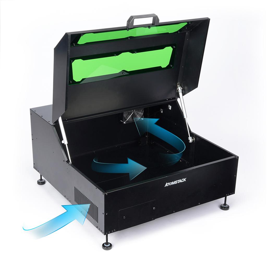 Atomstack B1 Laser Engraving Cutting Machine Protective Box All Metal Structure Acrylic Window