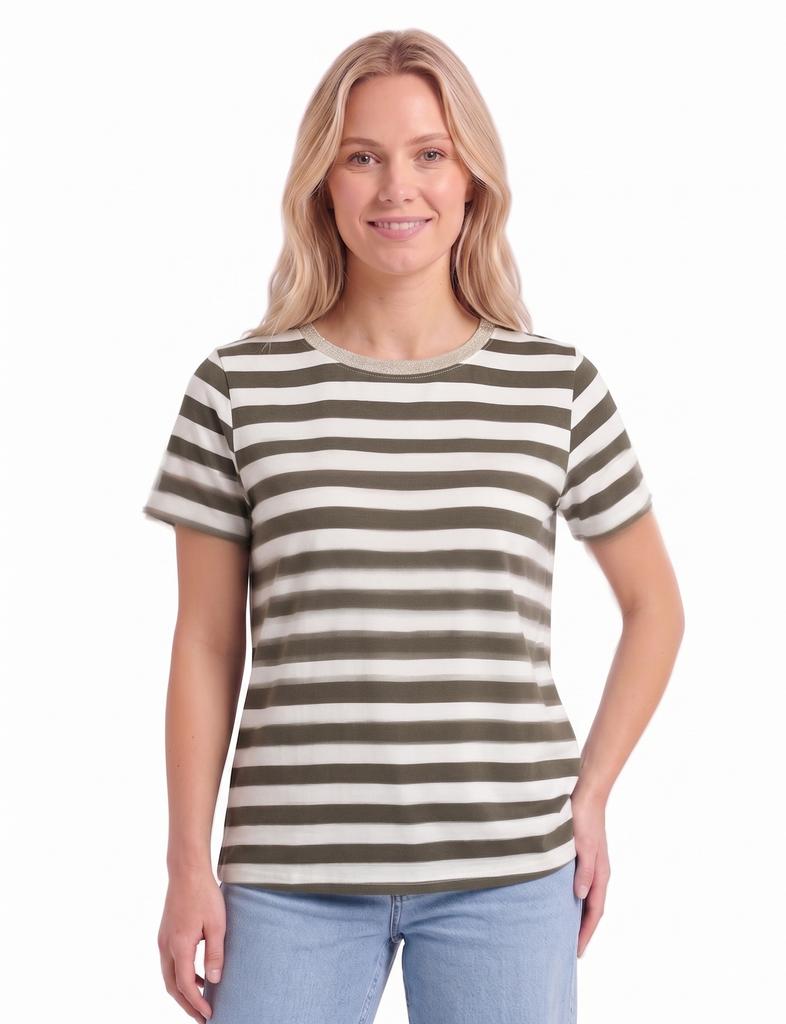 J.Style - Women' T-Shirt - Rt78040 Green One Size