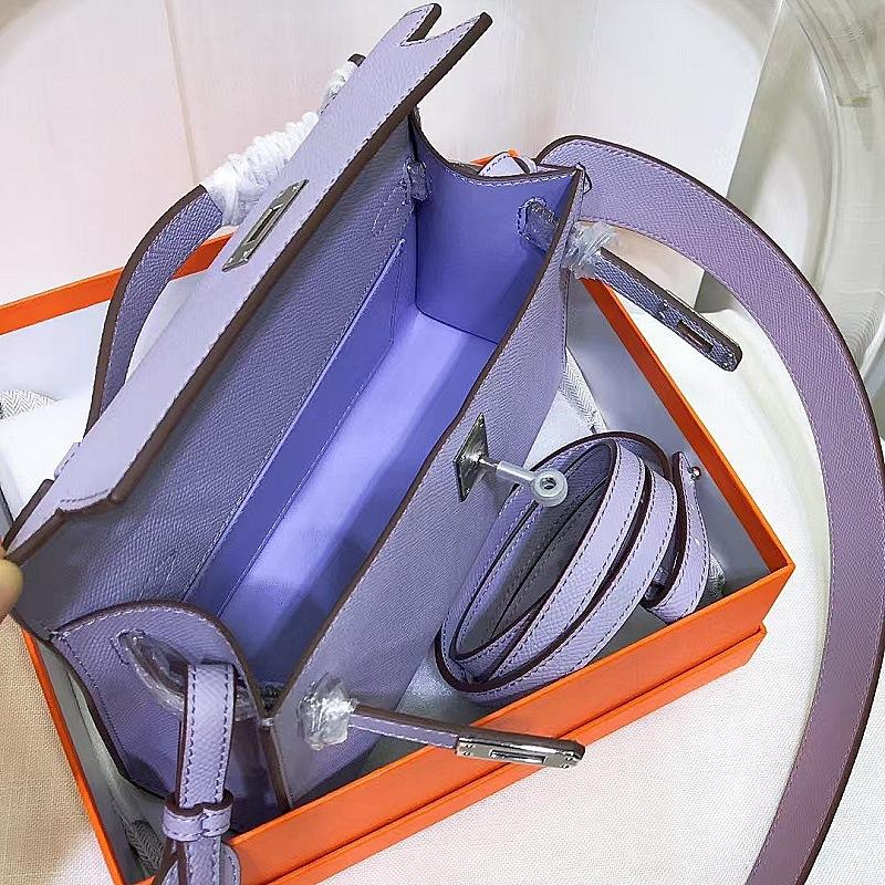 High End Quality New Palm Print EP Bag First Generation Genuine Leather Women's Bag Cowhide Buckle Handheld Shoulder Crossbody Bag