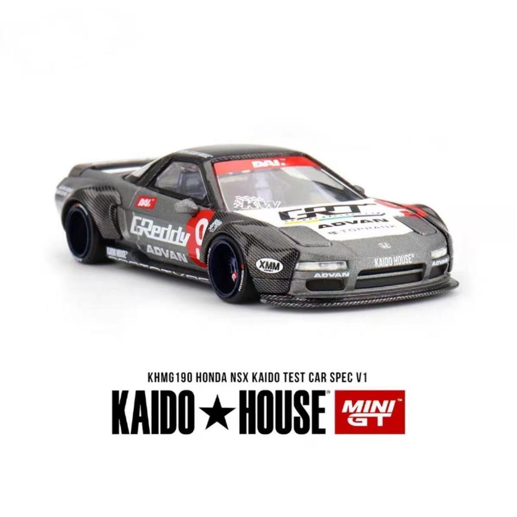 Kaido House + MINIGT 1:64 Honda NSX Kaido Тестовый Автомобиль Spec V1 Китайское Издание Литье под Давлением из Сплава Модель Автомобиля Коллекция