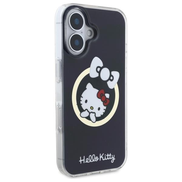 Etui do iPhone 16 Hello Kitty Magsafe Hardcase 6,1" czarny