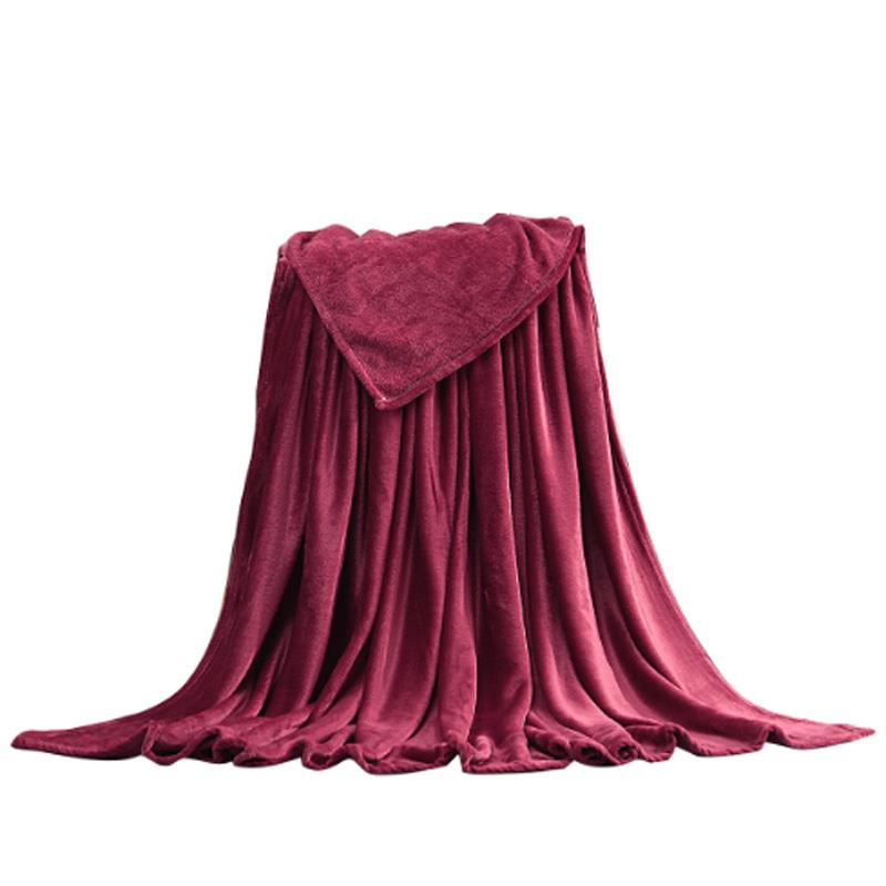 Теплое покрывало для зимнего дивана, фланелевые одеяла, одеяло из кораллового флиса, механическая стирка, плед, тонкая простыня