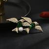 Senior Brooches Flower Leaf Brooch Pins for Women Suit Pendant  Fashion Brooches Jewelry