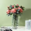 Peony Flower Simulation Flower Wedding Chinese Living Room Decoration Fake Flower Photography Props Simulation Flower