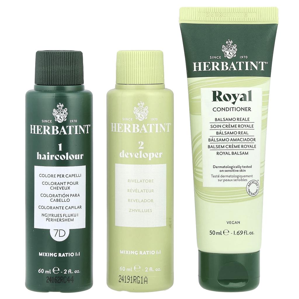 Permanent Color Gel, 7D, Golden Blonde, 4.56 Fl Fl Oz (135 Ml)