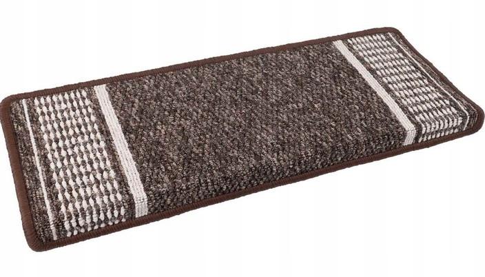 Nakładka na schody samoprzylepna antypoślizgowa ochronna brąz 28x67cm 1szt