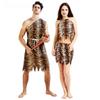 Leopard Savage Caveman Croods Flintstones Primitive Sexy Indian Clothing Costume Carnival Halloween Costumes for Men Adult Fancy