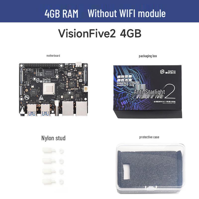 SaiFang VisionFive2: Хост на базе Linux с RISC-V, интегрированным 3D-GPU и несколькими комплектами