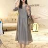 Высококлассное роскошное французское платье свободного кроя с V-образным вырезом и вышивкой, женская летняя молодежная юбка