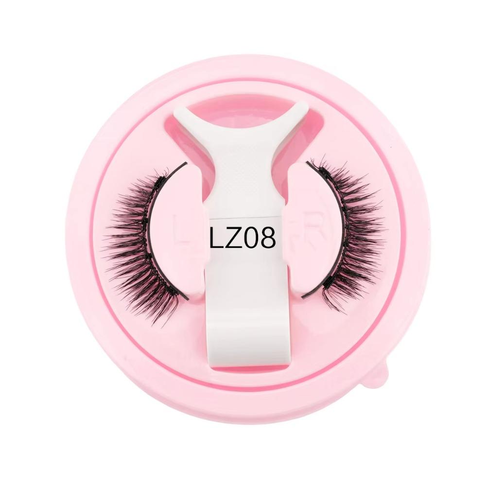 Winged Magnetic Eyelashes Reusable False Eyelashes with Tweezer Magnetic 3D Mink Lashes Eye Makeup