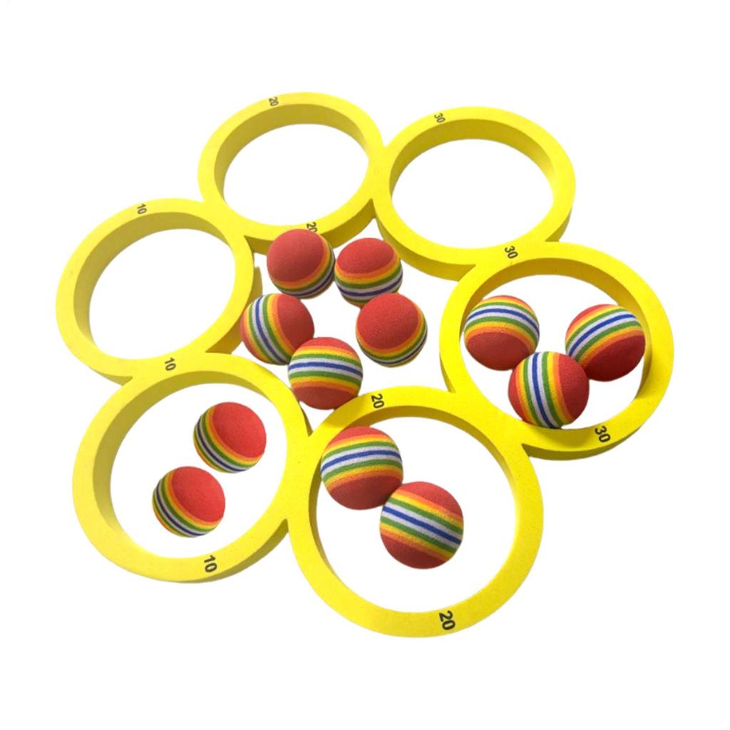 Веселый всплеск Водные виды спорта Плавающая игра для бассейна Игрушка Прочный материал ЭВА Мяч случайного цвета Идеально подходит для летней игрушки для бассейна