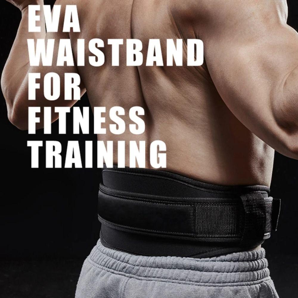Adjustable Fitness Belt Safe Workout Power Belt Breathable Weightlift Waist Support  Gym Equipment