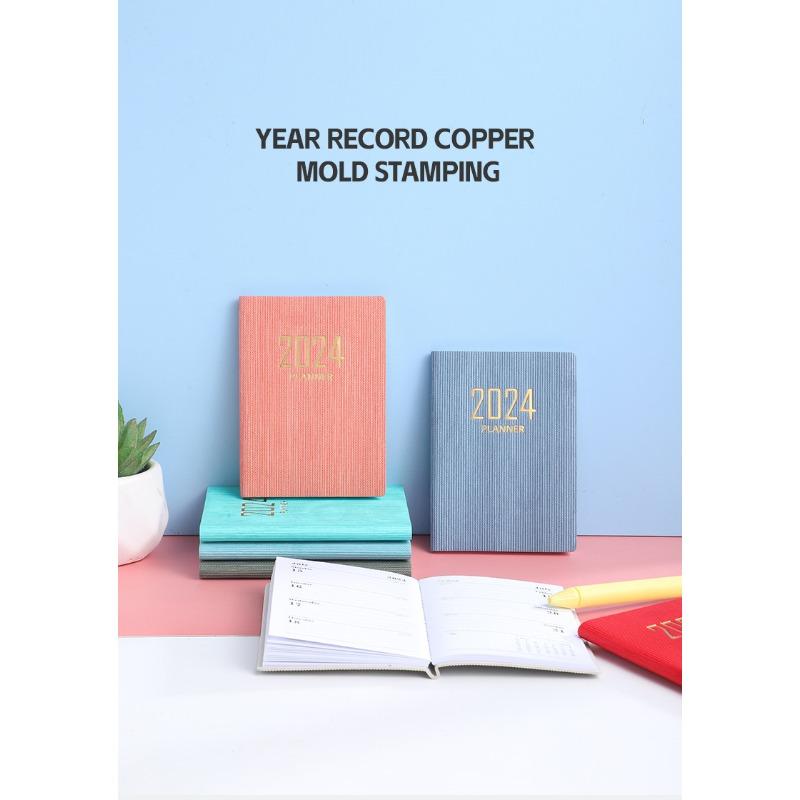 Мини-блокнот формата A7, карманный портативный блокнот на 365 дней, ежедневная еженедельная повестка дня, блокноты, канцелярские принадлежности для школы, письменные принадлежности