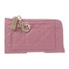 S0965ONMJ_M77P Card Case Pink Lambskin Women