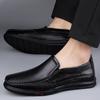Мужская обувь из мягкой кожи, повседневная обувь для вождения, мужская деловая повседневная кожаная обувь, мужская обувь из натуральной кожи без шнуровки