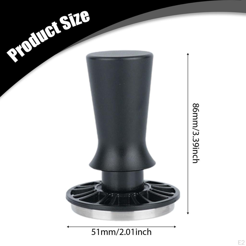 Темпер для кофе Кухонный инструмент Премиум Легко чистить Замена Нержавеющая сталь Плоское основание