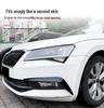 Skoda Superb MK3 2015-2019 Передний бампер Дефлектор ветра Спойлер Наклейка