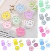 Home Party Supplies 5Pcs Pendants Charms Earrings Bracelet Floating Cartoon Cat Paw Beads Beads Accessories For Jewelry Making Accessories