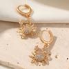Personality Crab Dangle Earrings for Women Cubic Zirconia Daily Jewelry Party Accessories