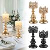 1PCS with Openwork Pattern Tabletop Candle Holders Retro Candle Stand Europe Wedding