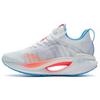 Li Ning Shadow Essential Дышащие Низкие Беговые Кроссовки Женские Бело-Оранжево-Синие ARRS004-7