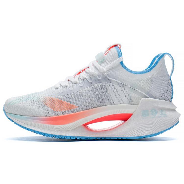 Li Ning Shadow Essential Дышащие Низкие Беговые Кроссовки Женские Бело-Оранжево-Синие ARRS004-7
