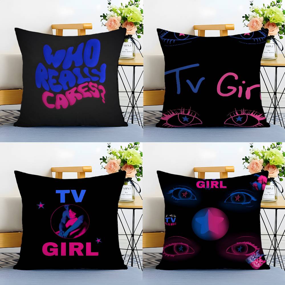 Горячая T-TV Девушка-MT Кому Действительно Не Все Равно Наволочка с Принтом Наволочка Гостиная Диван Подушка Чехол Декор Комнаты Спальни