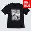 Uniqlo Футболка с принтом «Япония, мир для всех», короткий рукав, стандартный крой Косукэ Кавамура