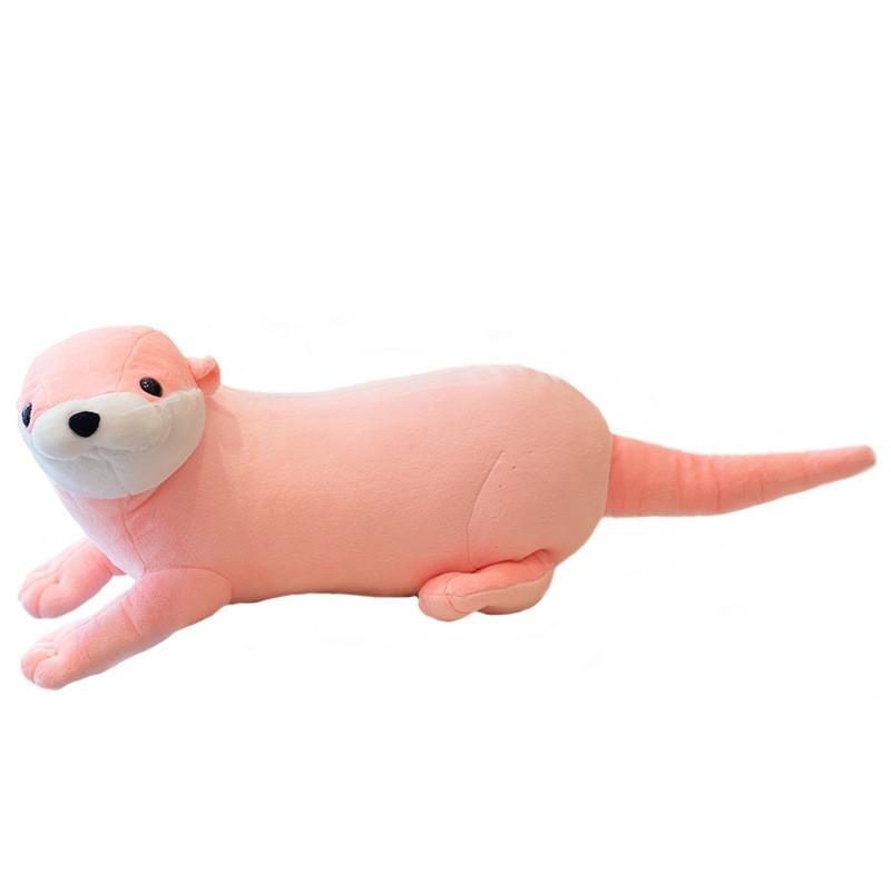 Simulation Otter Plush Stuffed Toy Animals Dolls Room Decoration Kids Gifts