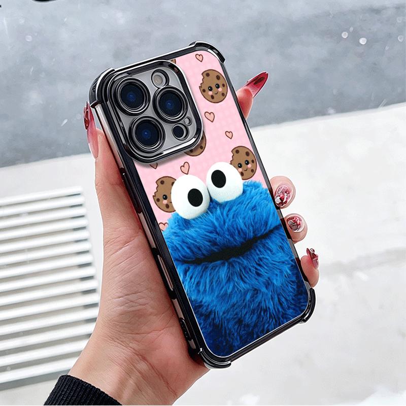 Sesame Street Cookie Soft Phone Case For Xiaomi Poco X7 X8 Pro Max X6 X5 X3 F8 Ultra F7 M8 M7 M5S Redmi 15C 15A 15 14C 13C 12C 1