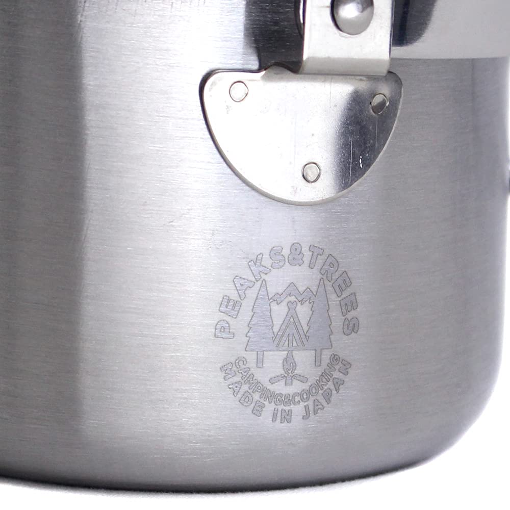 1 л чайник для кемпинга из нержавеющей стали с открытым огнем для кемпинга на открытом воздухе, сделанный в Японии, посуда Tsubame Sanjo, плита для скалолазания в одиночку, вода