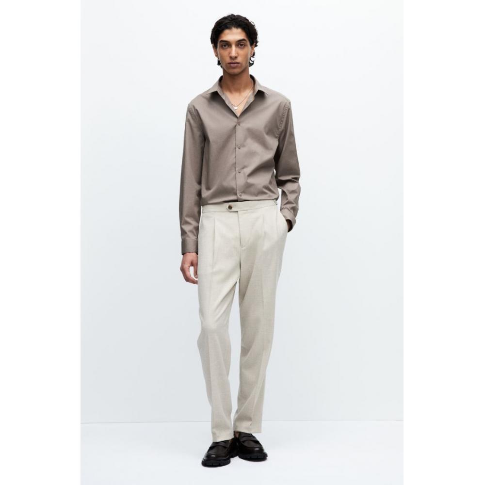 H M Suit Pants Regular Fit ligHt Beige