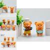 Adorable Butter Bear 10cm Pvc Figurine For Office Desk Decor And Gift Ideas