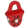 Snatch Block Towing Pulley 4T Load Bearing Capacity Heavy Duty Winch Pulley Red for Truck Tractor