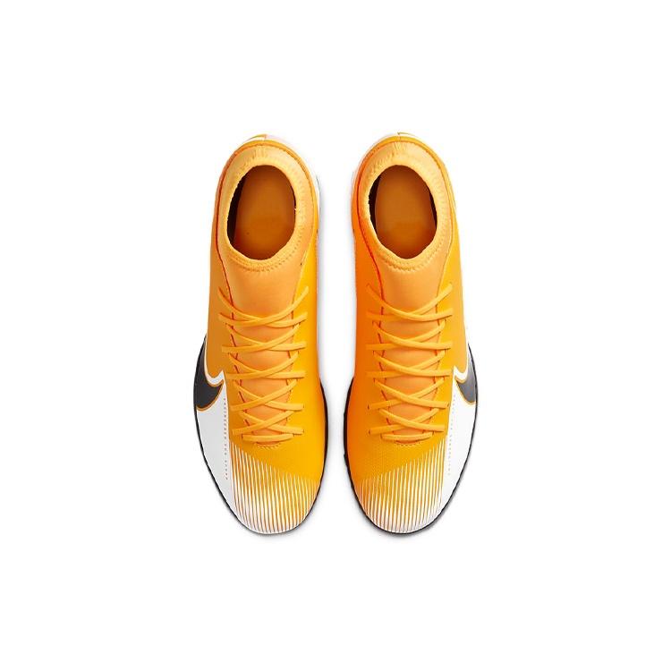Nike Футбольные бутсы Mercurial Superfly 7 Club TF для искусственного покрытия 'Черный Желтый' Мужские AT7980-801