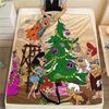 The Flintstones Flannel Blanket, High quality Comfortable for All Seasons, Home Decor, Warmth and Comfort