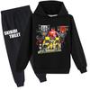 Kids 3D Hoodie Set Skibidi Toilet Pullover Tracksuit Speakerman  Children Sweater+ Pants