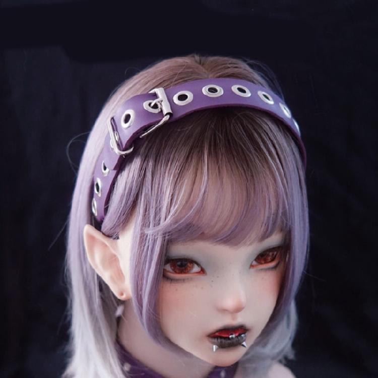 Модная панк-PU повязка на голову с заклепками для вечеринок, ночных клубов