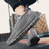 Четыре сезона повседневная дышащая обувь с плетеной тканью для активного отдыха модная мужская обувь для бега с низким верхом на шнуровке сетчатая модная обувь