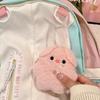 Pink Piggy Doll Pendant Girl Backpack Pendant Cute Plush Doll Keychain