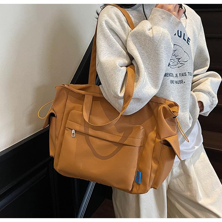 Ретро сумка под мышкой женская новая модная холщовая сумка большой вместимости сумка-мессенджер универсальная сумка-тоут для поездок