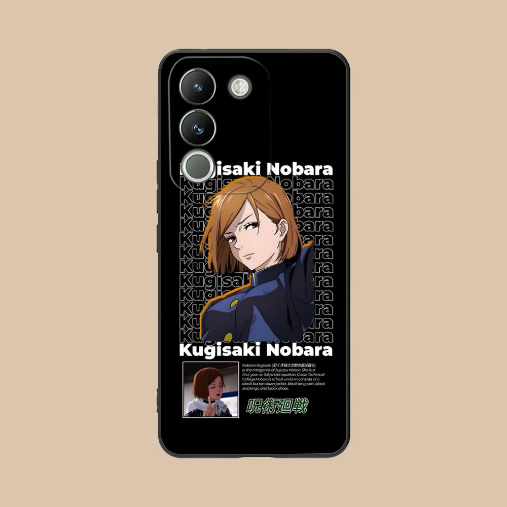 Чехол для мобильного телефона Jujutsu Kaisen Нобара для VIVO V60 V50 V40 V30 V29 V27 V25 V23 Pro Lite 5G Цветной печатный чехол для смартфона