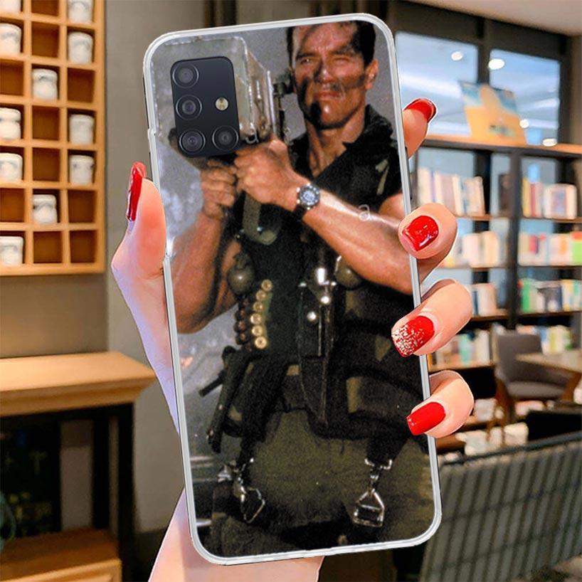 Arnold Schwarzenegger Terminator Cover Phone Case For Samsung Galaxy A12 A22 A32 A52 A72 A02S Phone Case Note 20 Ultra 10 S10 Pl