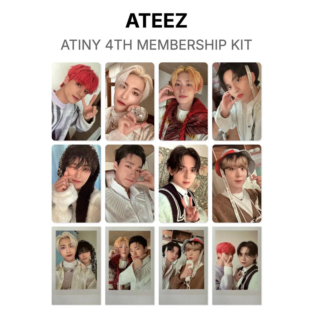 ATEEZ КИТ 4-ГО ЧЛЕНСТВА ATINY Официальная фотокарточка