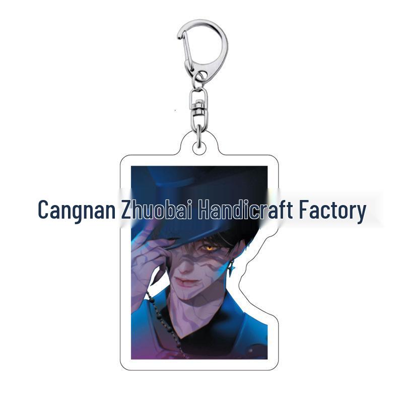 K-pop Брелок для ключей с женской группой «Охотники на демонов»: Милый акриловый брелок для школьной сумки Lumi, Zoe, Mira & Qin Yu